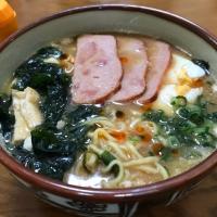 マルちゃん正麺🍜、豚骨醤油味❗️^_^✨